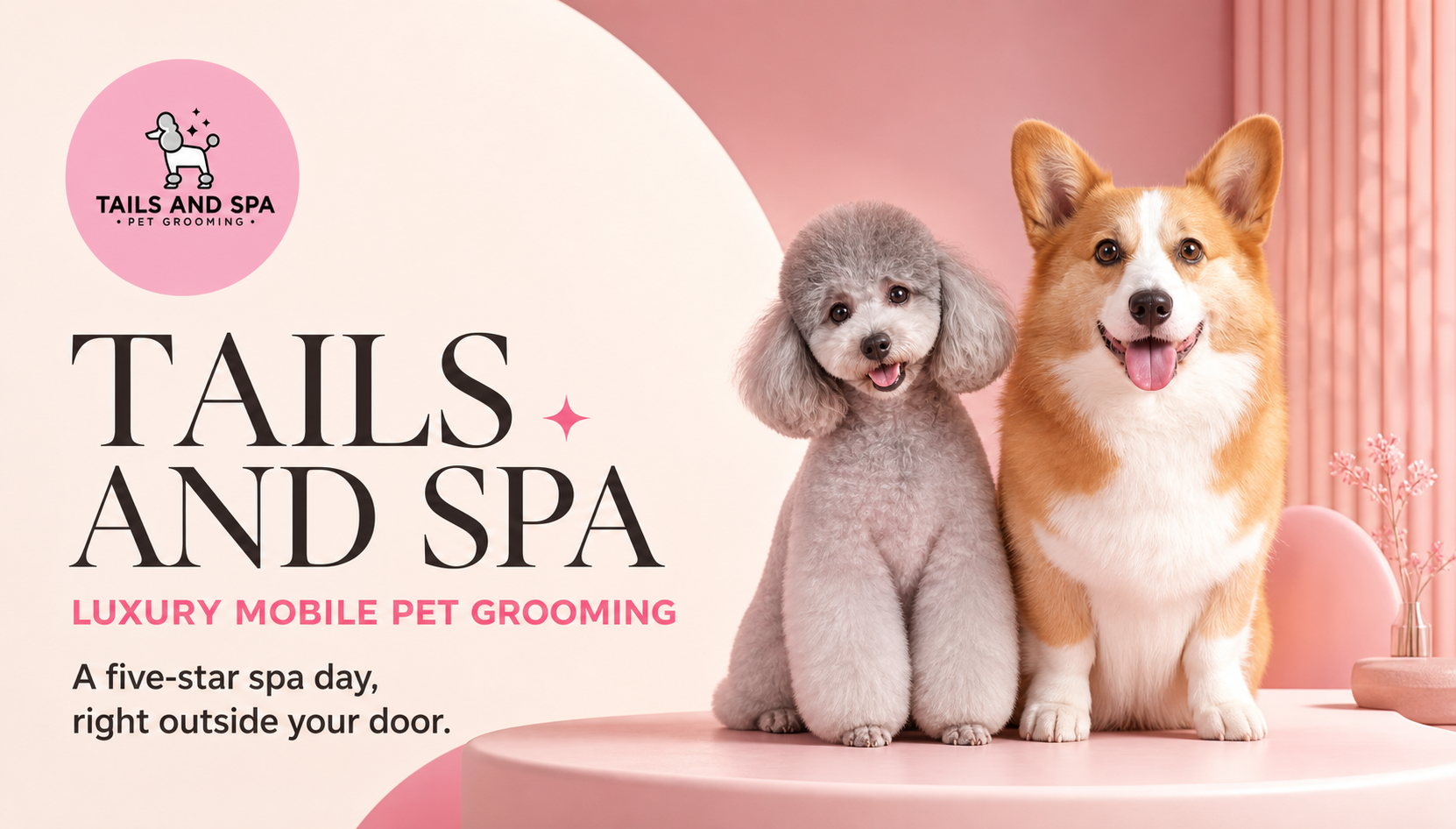 Tails and Spa mobile grooming for dogs and cats